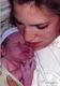 Just born. Seth Hosea Guy came weighing 8lb 3oz, and 21in long. October 27, 2004. His was a wonderful delivery!